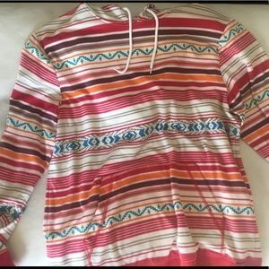 Colorful Aztec hoodie